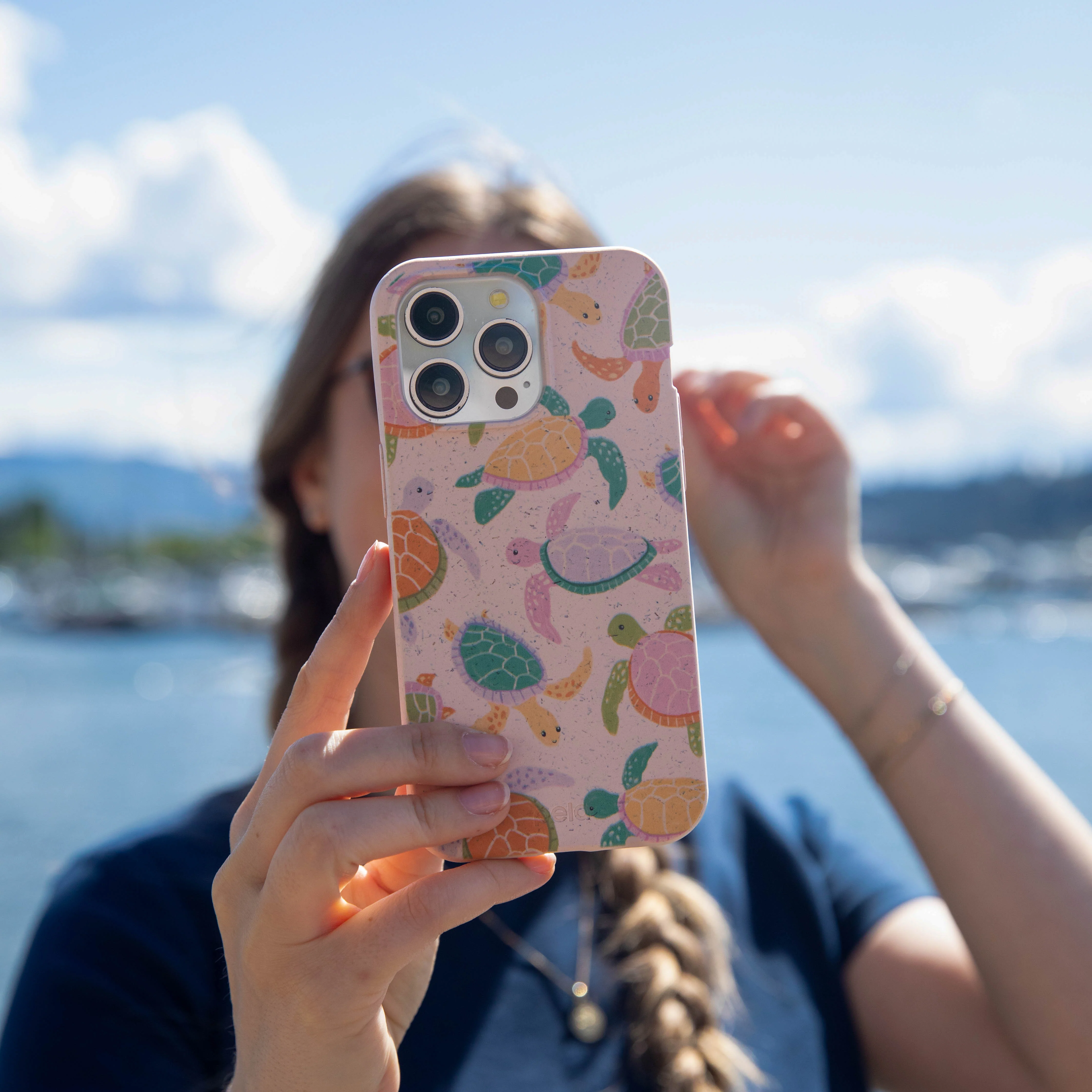 Seashell Sea Turtle Party iPhone XR Case - Image 2