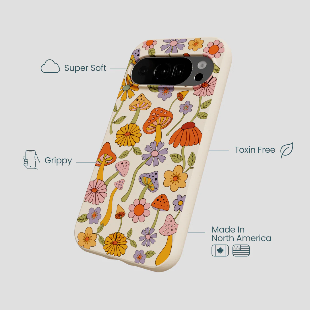 Seashell Shrooms and Blooms Google Pixel 10/10 Pro Case - Image 4