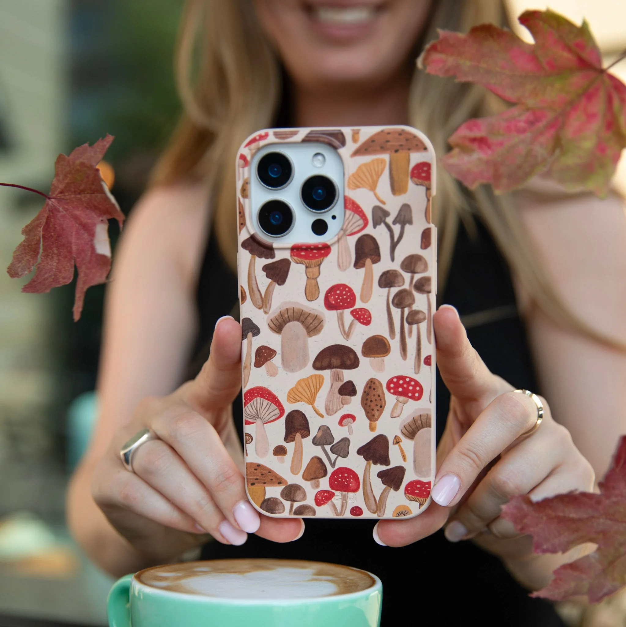 Seashell Shroomy Days iPhone 14 Pro Case - Image 2