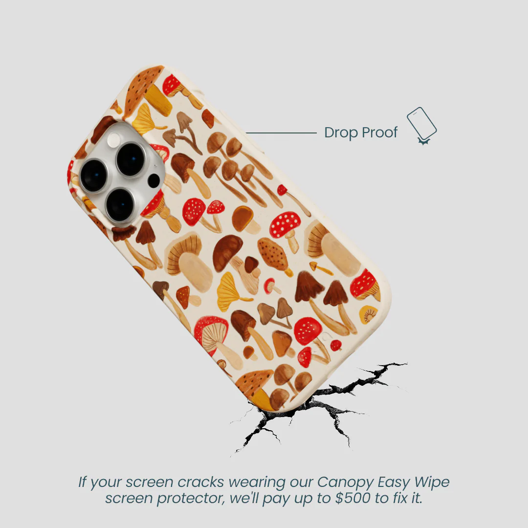 Seashell Shroomy Days iPhone 14 Pro Case - Image 5