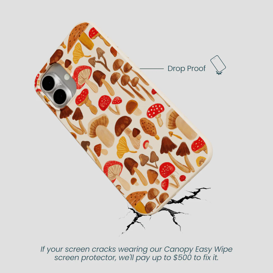 Seashell Shroomy Days iPhone 16 Plus Case - Image 5