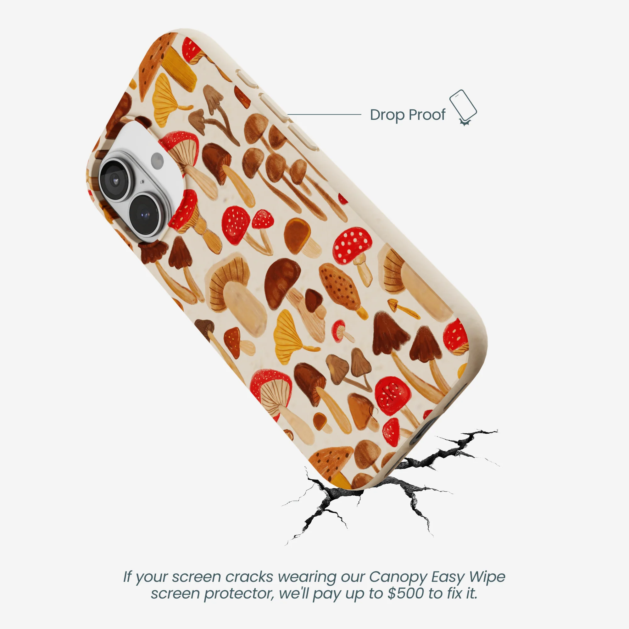Seashell Shroomy Days iPhone 17 Case - Image 5