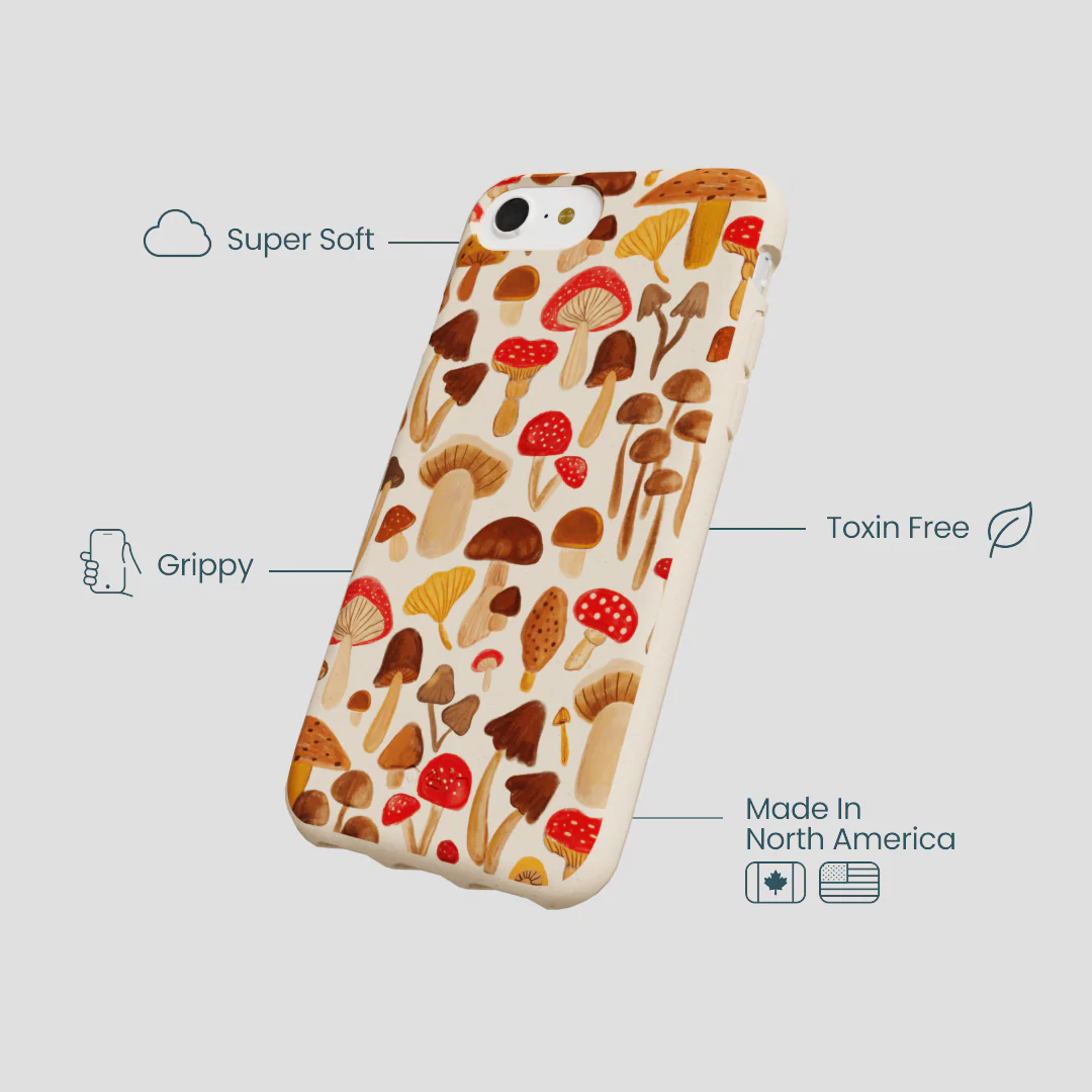 Seashell Shroomy Days iPhone 6/6s/7/8/SE Case - Image 4