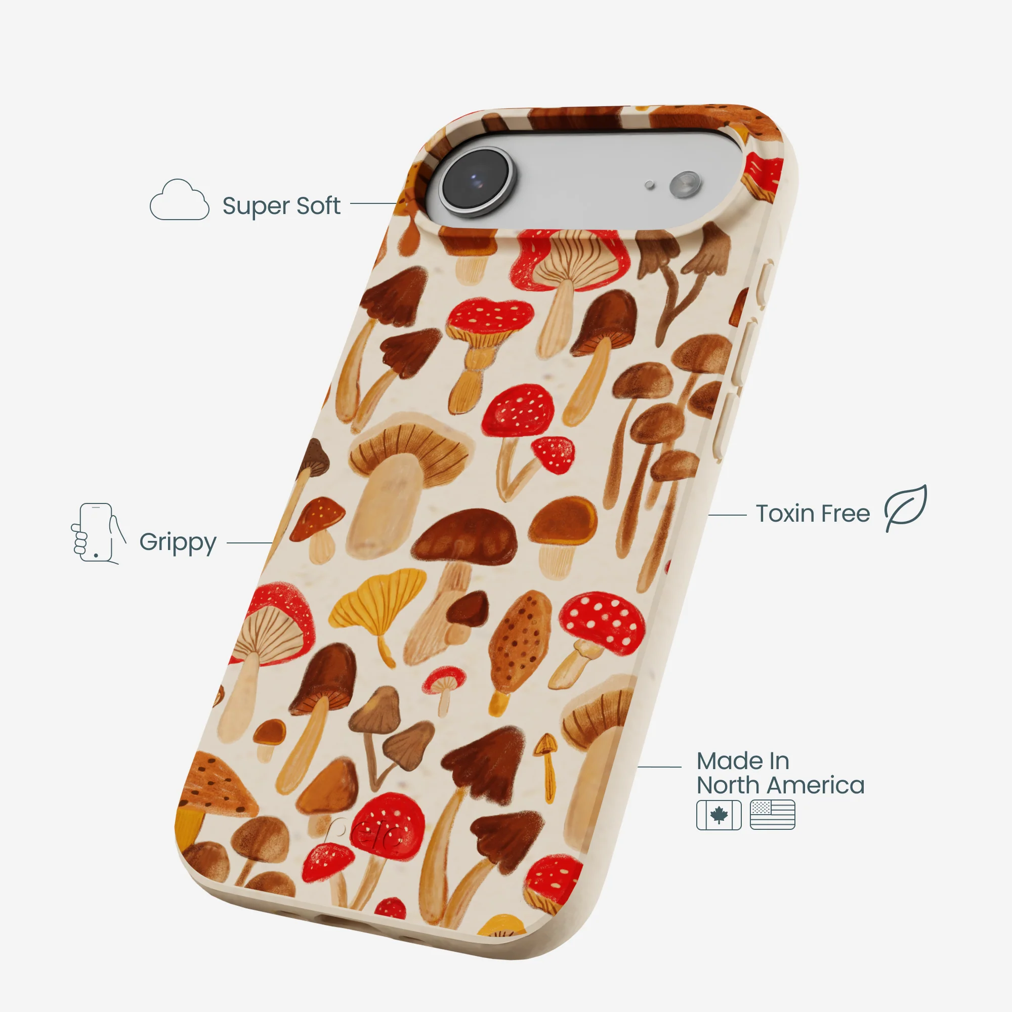 Seashell Shroomy Days iPhone Air Case - Image 4