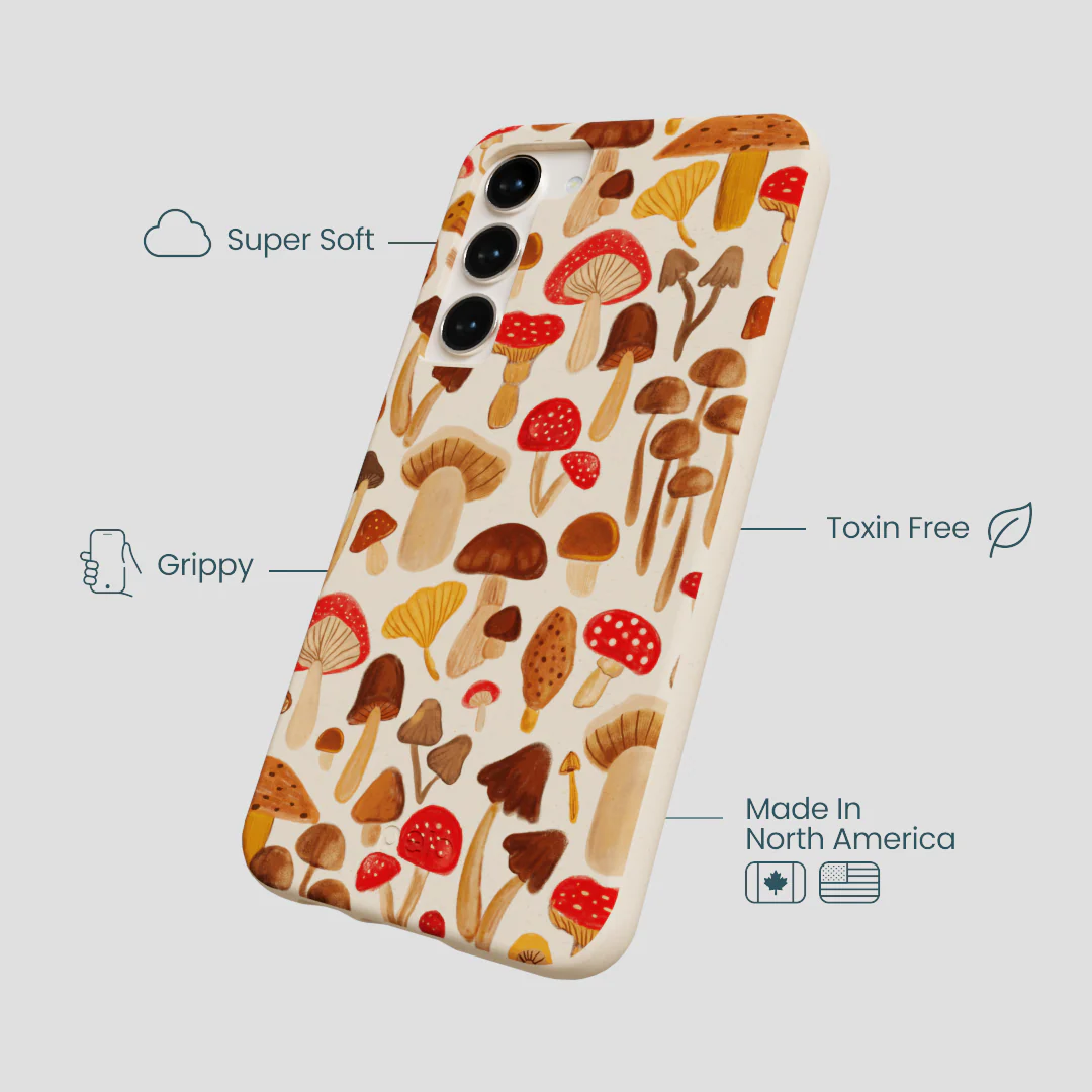 Seashell Shroomy Days Samsung Galaxy S24+(Plus) Case - Image 4