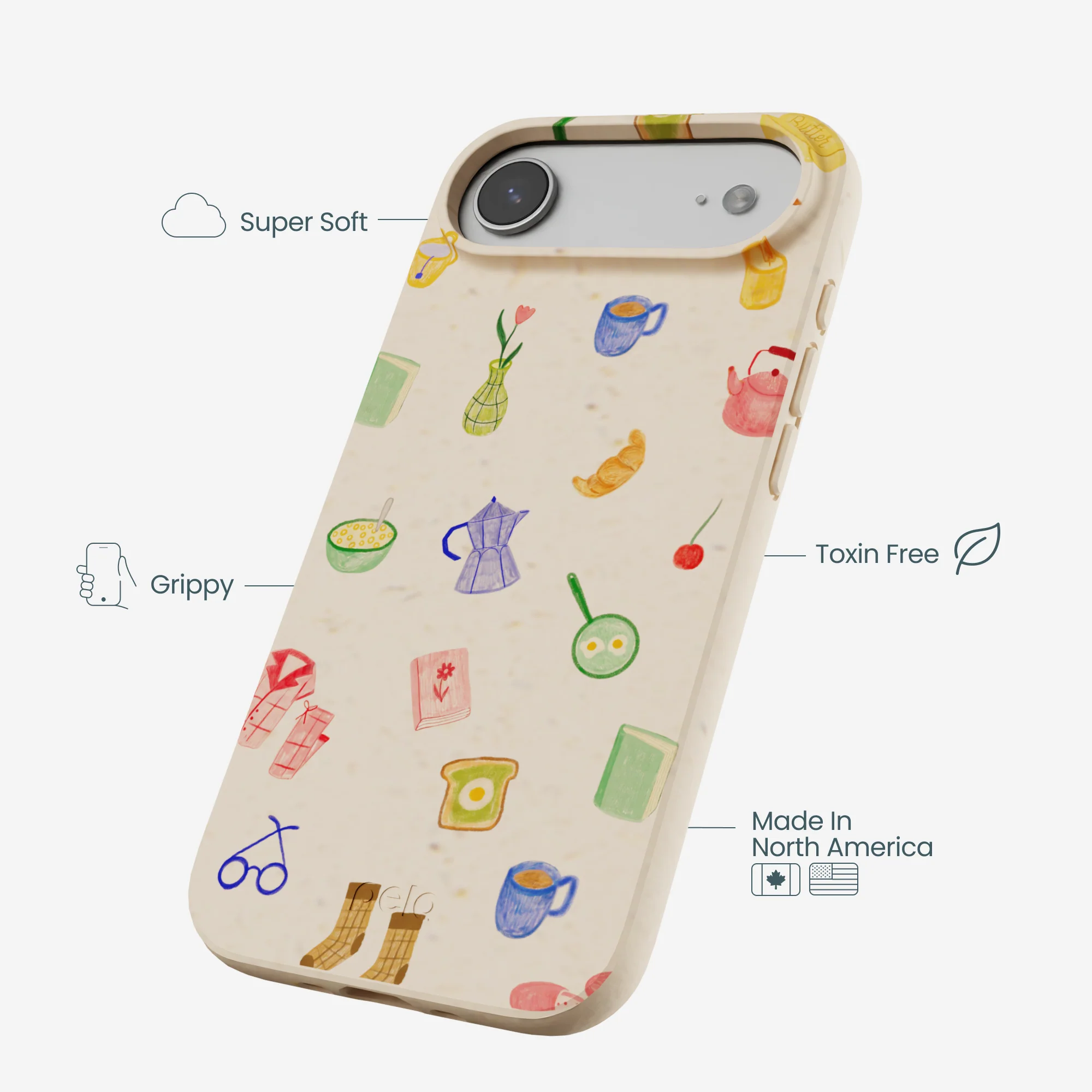 Seashell Slow Mornings iPhone Air Case - Image 4