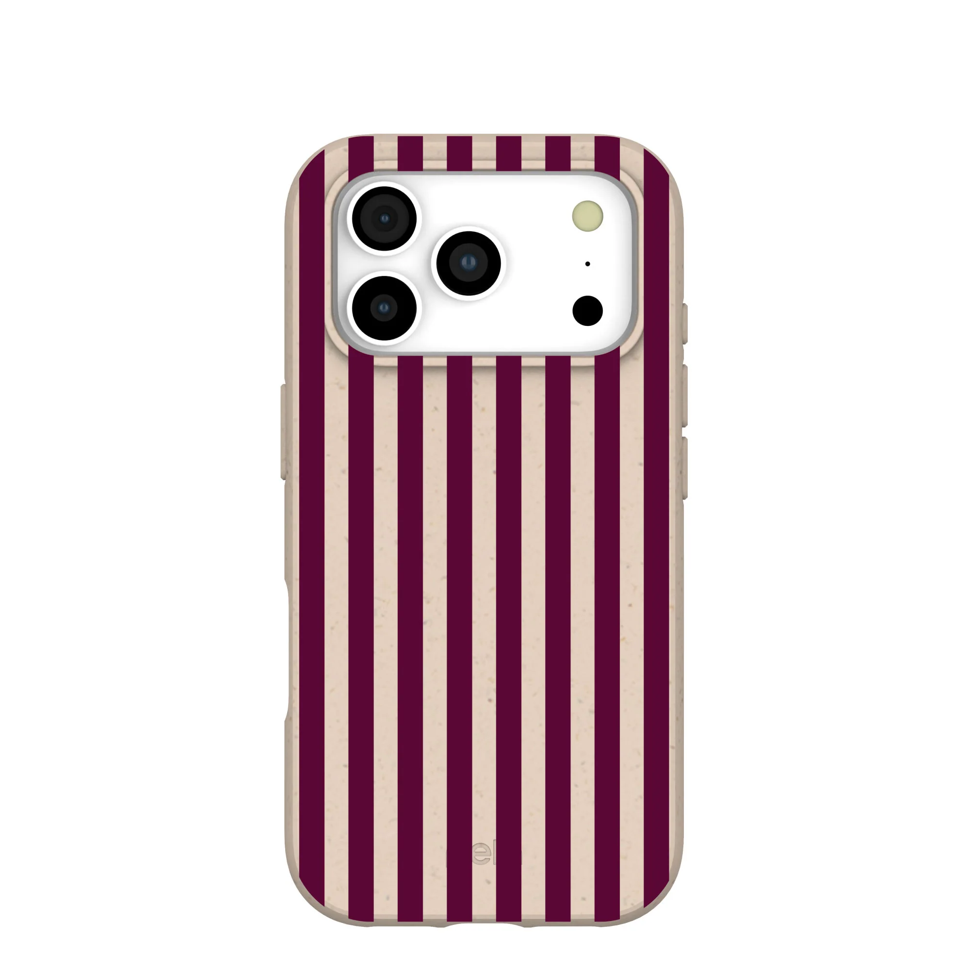 Seashell Small Wine Stripes iPhone 17 Pro Case
