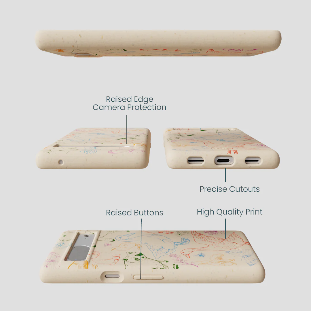 Seashell Springline Magic Google Pixel 7a Case - Image 3