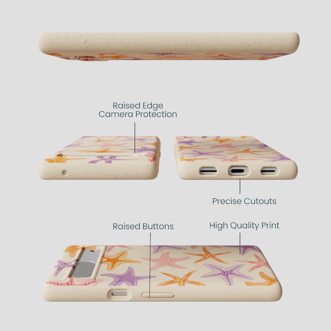 Seashell Starfish Parade Google Pixel 7 Case - Image 3