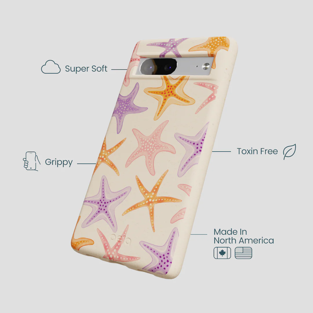 Seashell Starfish Parade Google Pixel 7a Case - Image 4