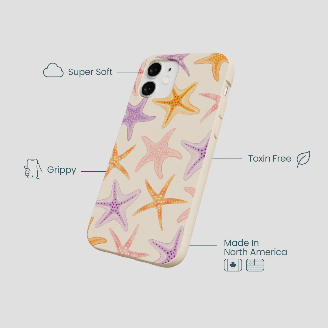 Seashell Starfish Parade iPhone 12 Mini Case - Image 4