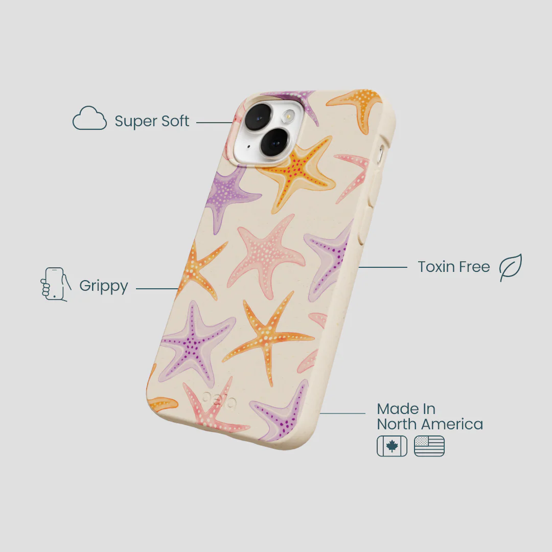 Seashell Starfish Parade iPhone 13 Mini Case - Image 4