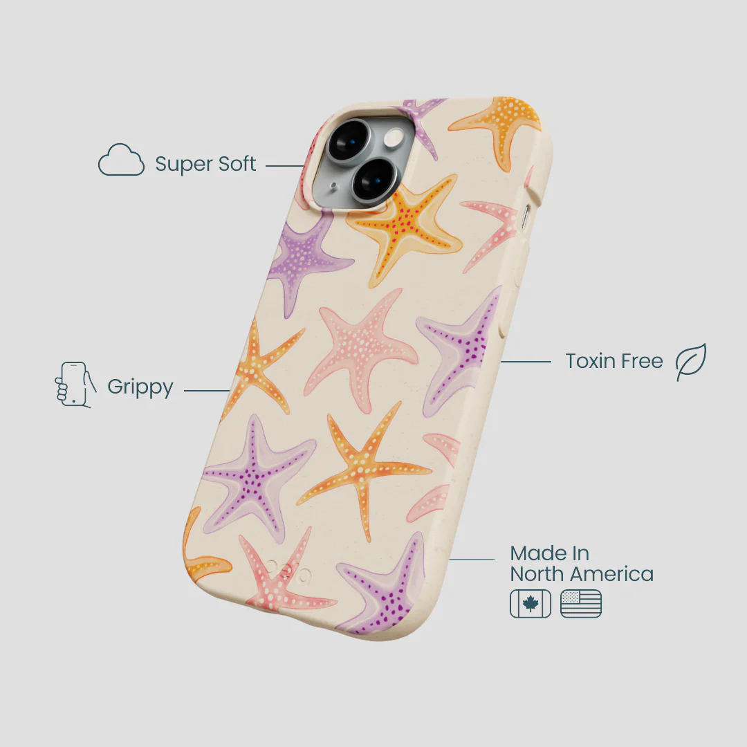 Seashell Starfish Parade iPhone 14 Case - Image 4