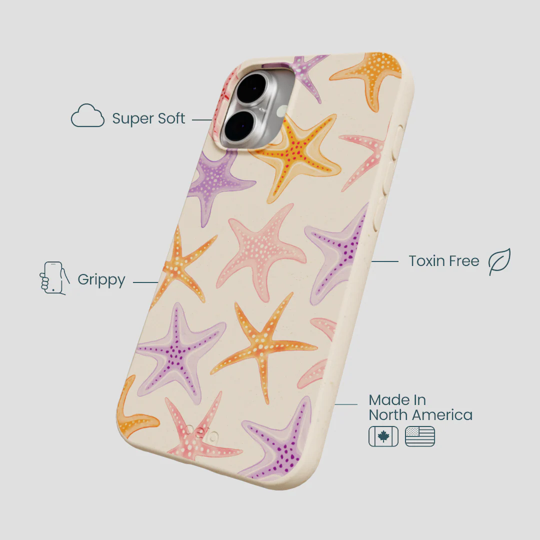 Seashell Starfish Parade iPhone 16 Plus Case - Image 4