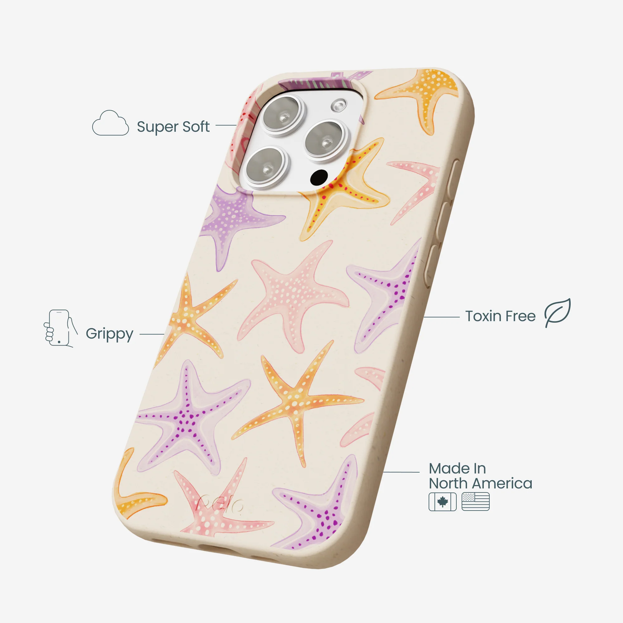 Seashell Starfish Parade iPhone 16 Pro Max Case - Image 4