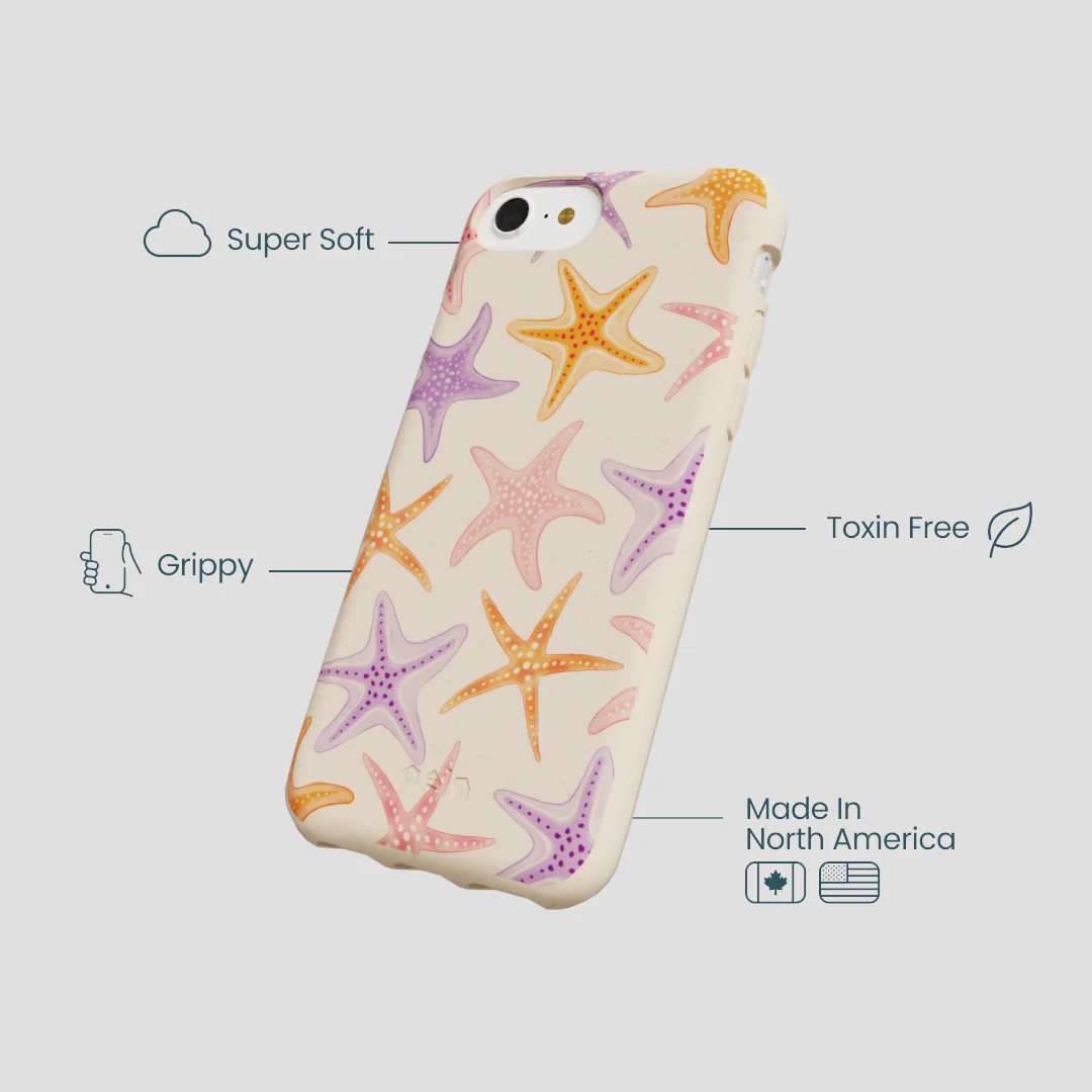 Seashell Starfish Parade iPhone 6/6s/7/8/SE Case - Image 4