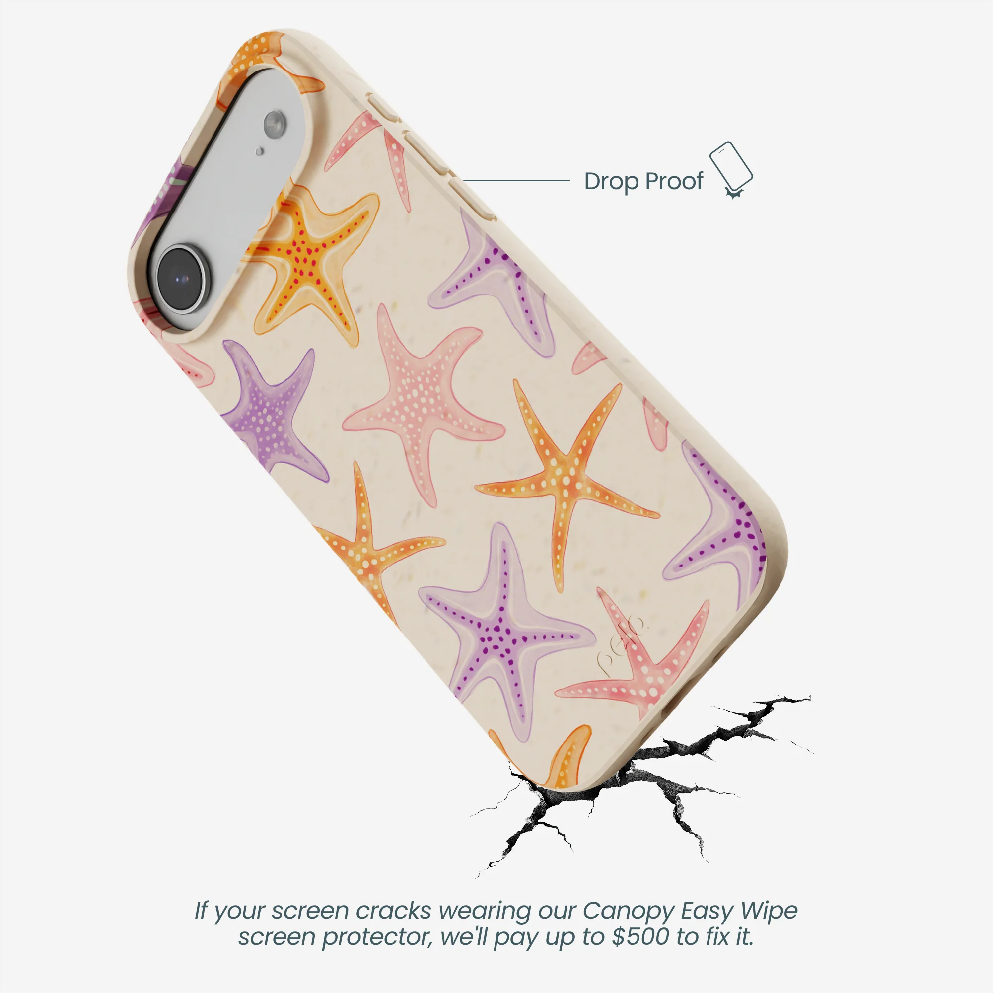 Seashell Starfish Parade iPhone Air Case - Image 5