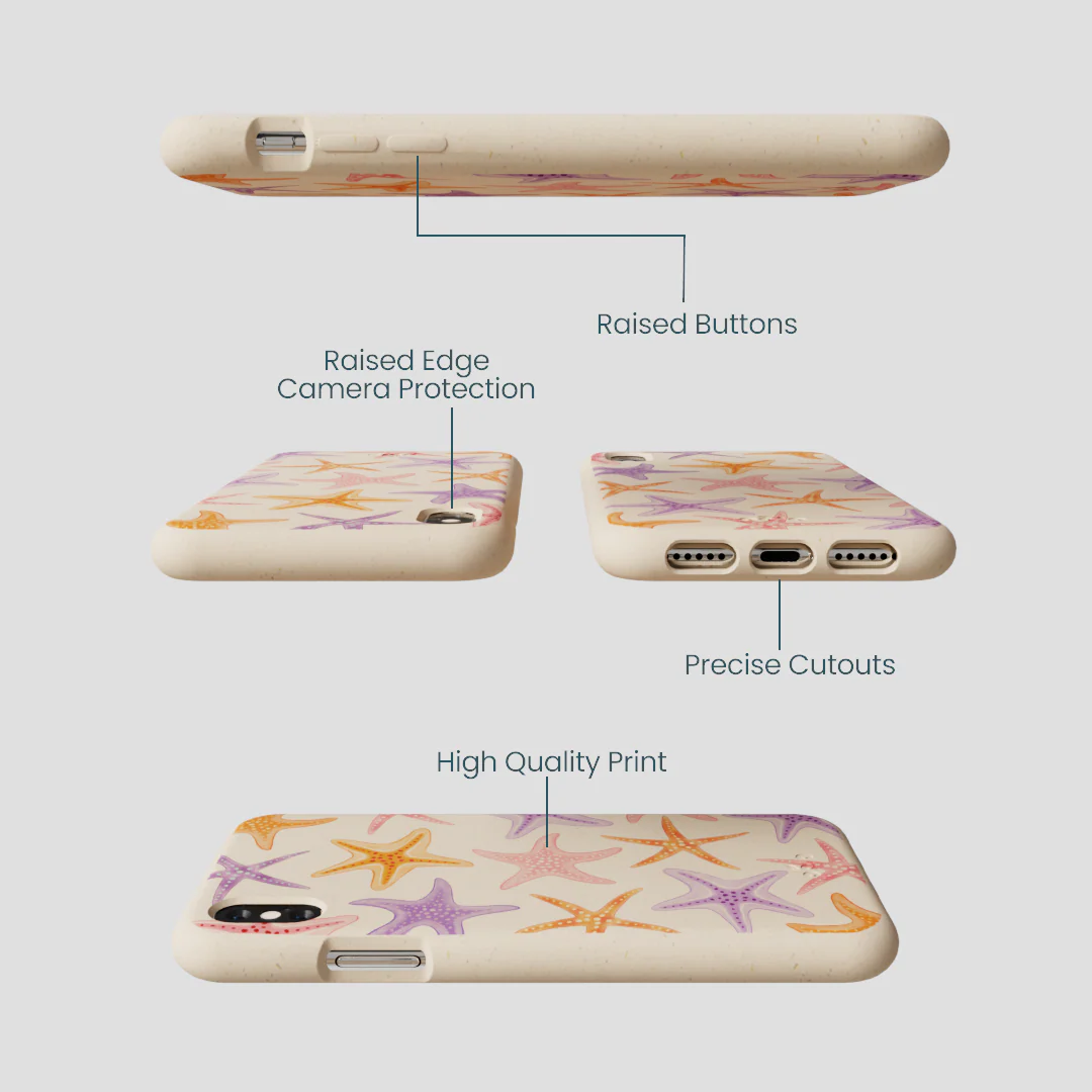 Seashell Starfish Parade iPhone XR Case - Image 3