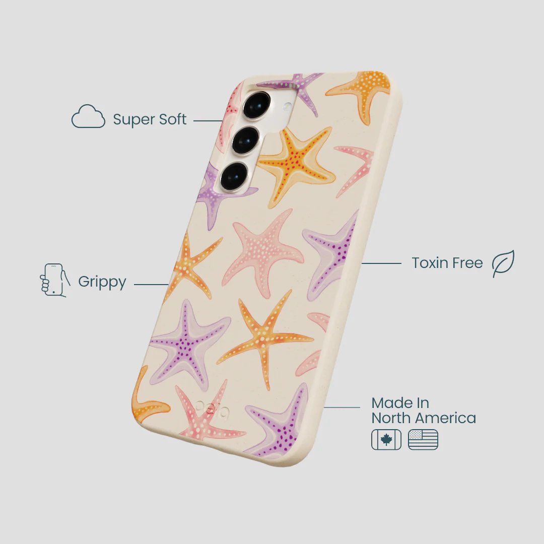 Seashell Starfish Parade Samsung Galaxy S24 Case - Image 4