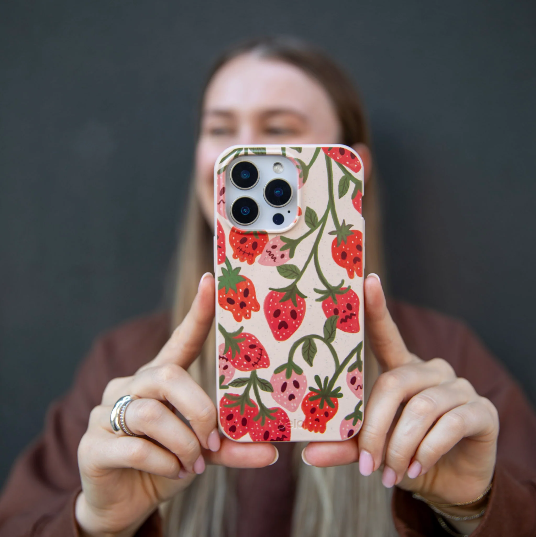 Seashell Strawboories Google Pixel 10a Case - Image 2