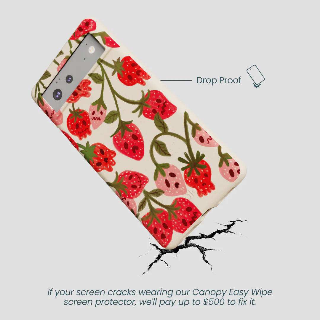 Seashell Strawboories Google Pixel 6a Case - Image 5