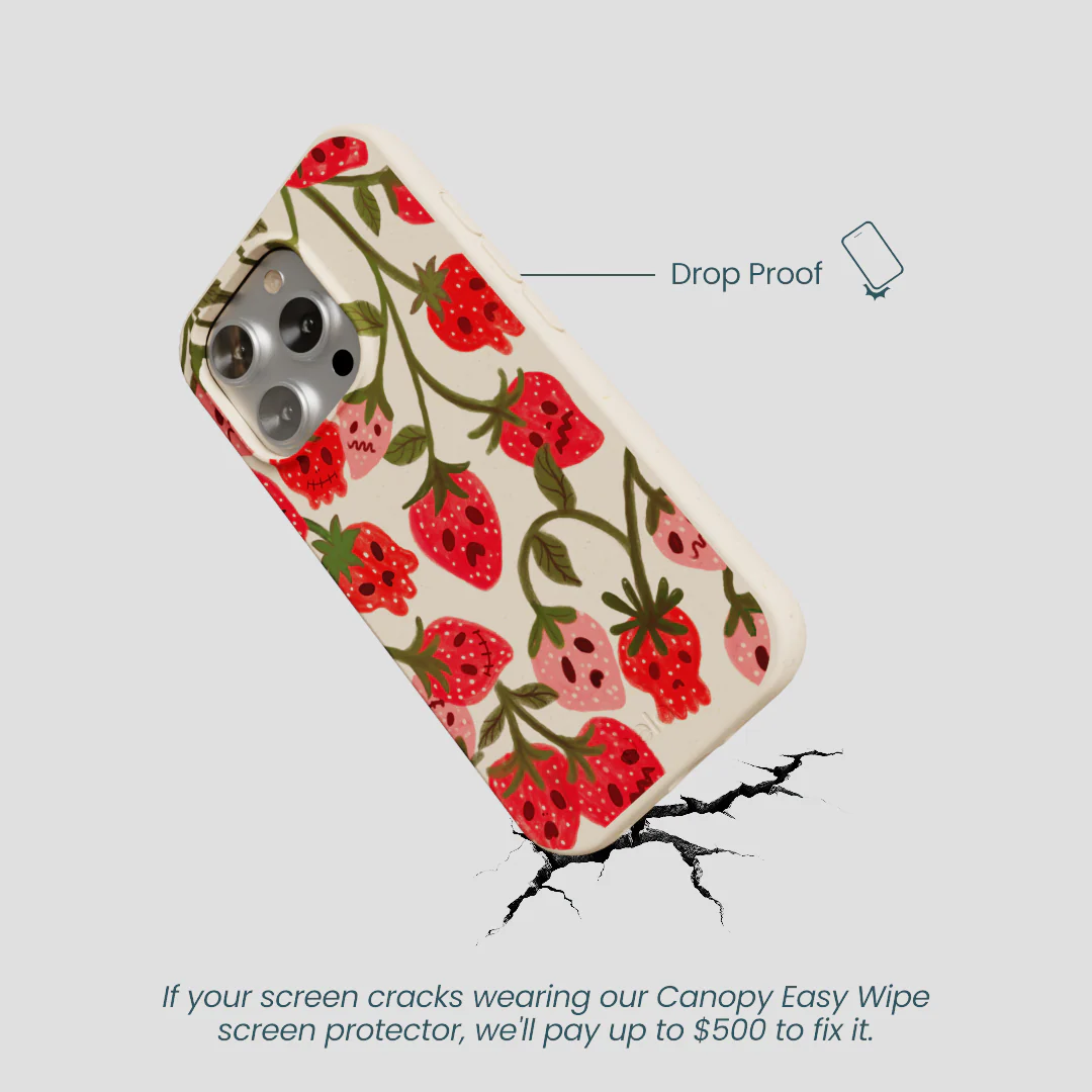 Seashell Strawboories iPhone 16 Pro Case - Image 5