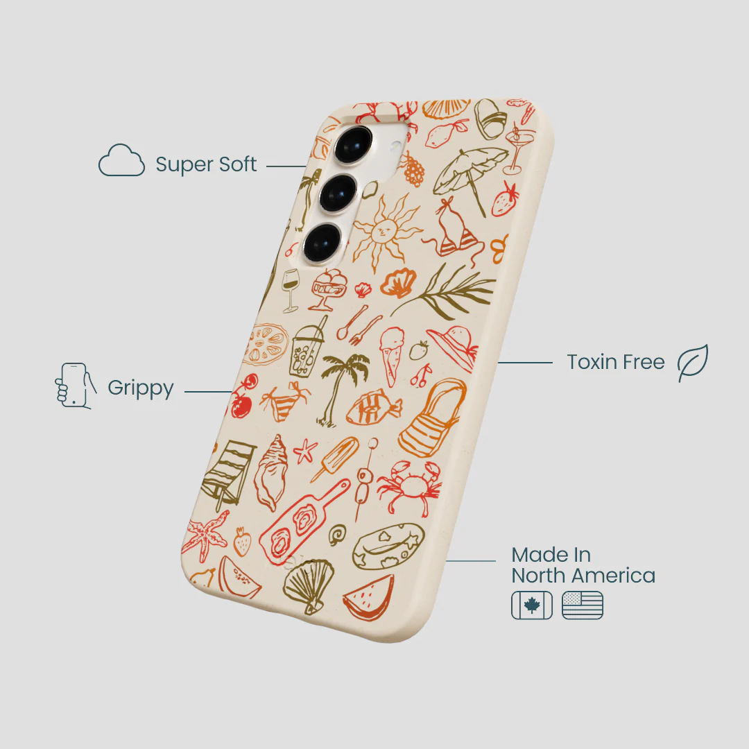 Seashell Sunkissed Samsung Galaxy S24 Case - Image 4