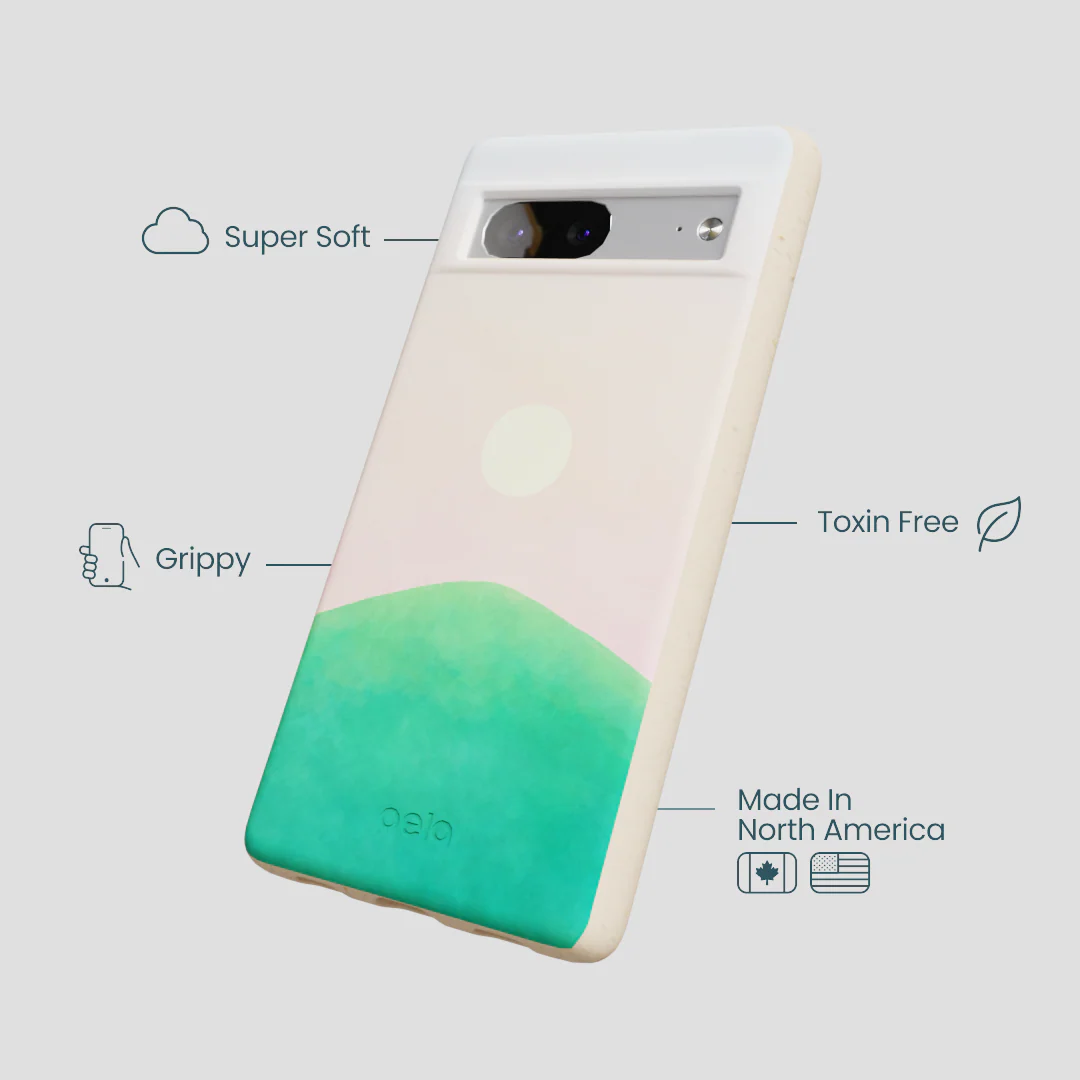 Seashell Sunset Google Pixel 7a Case - Image 4