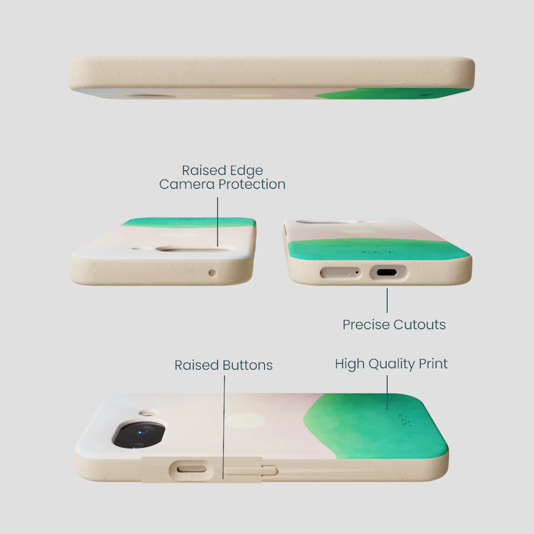 Seashell Sunset Google Pixel 9a Case - Image 3