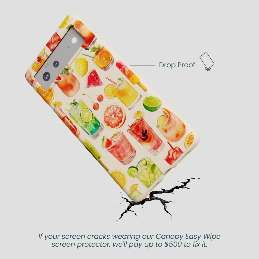 Seashell Sunset Sips Google Pixel 6 Case - Image 5