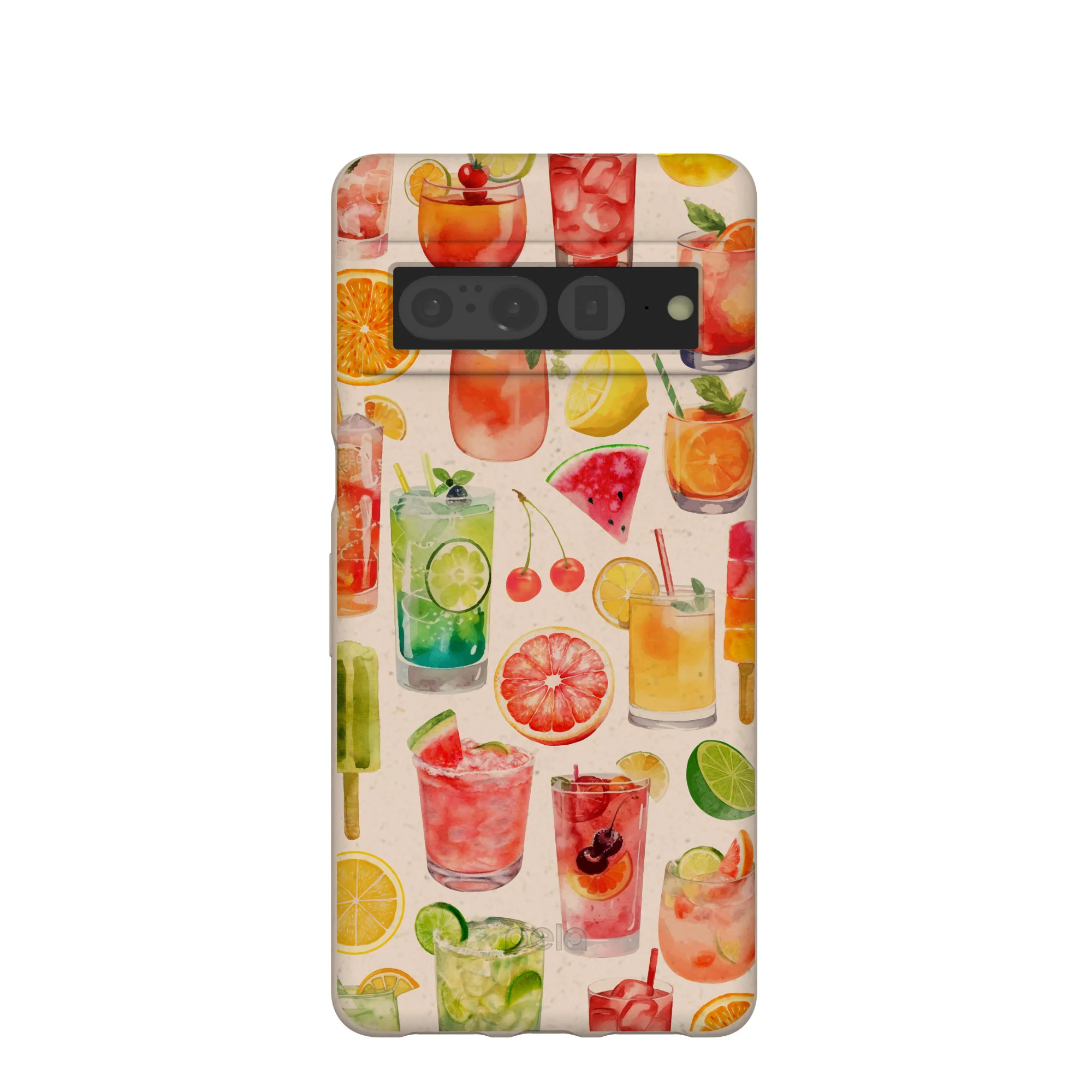 Seashell Sunset Sips Google Pixel 7 Pro Case