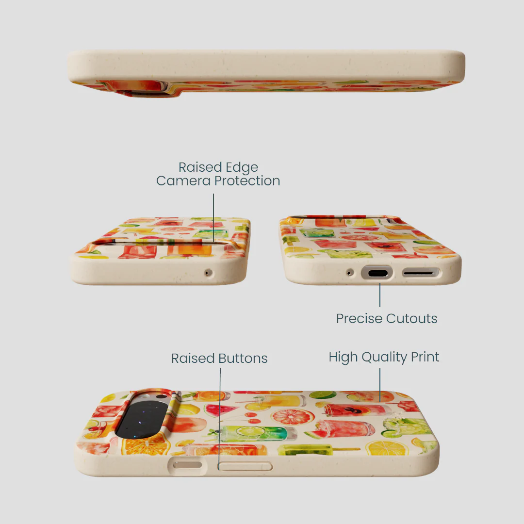 Seashell Sunset Sips Google Pixel 9/9 Pro Case - Image 3