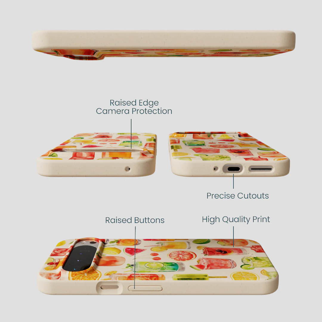 Seashell Sunset Sips Google Pixel 9 Pro XL Case - Image 3