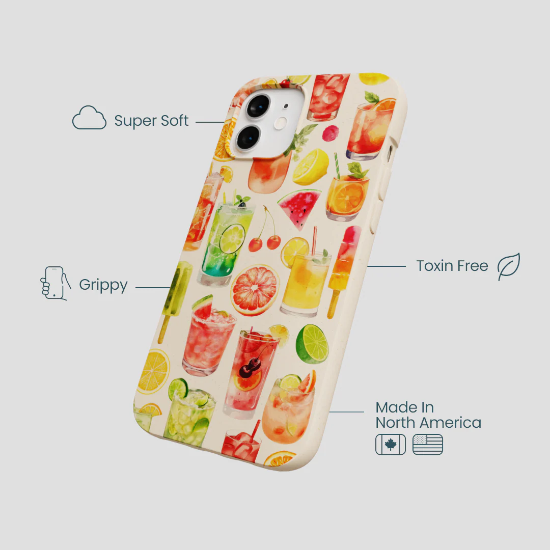 Seashell Sunset Sips iPhone 12/ iPhone 12 Pro Case - Image 4