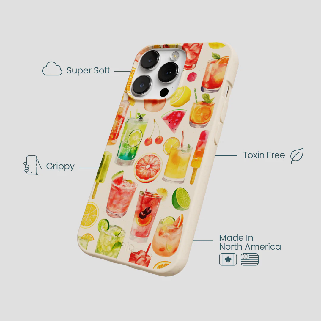 Seashell Sunset Sips iPhone 13 Pro Case - Image 4