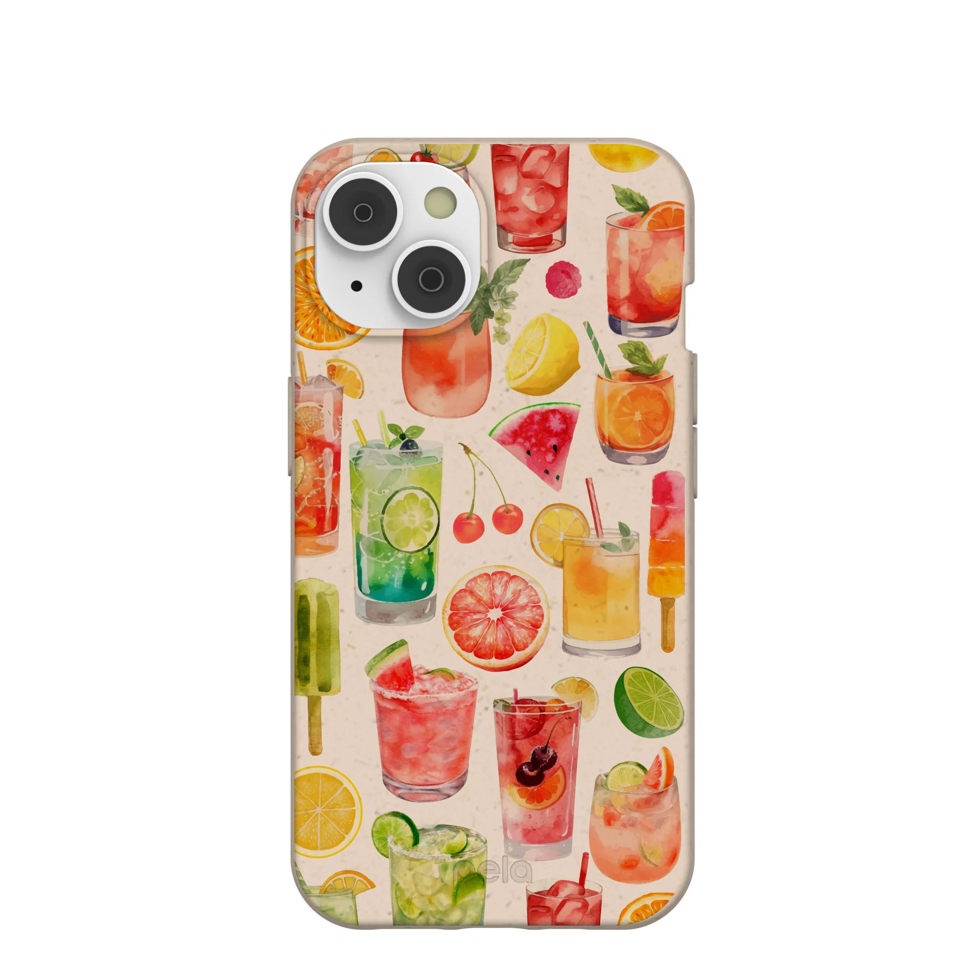 Seashell Sunset Sips iPhone 14 Case