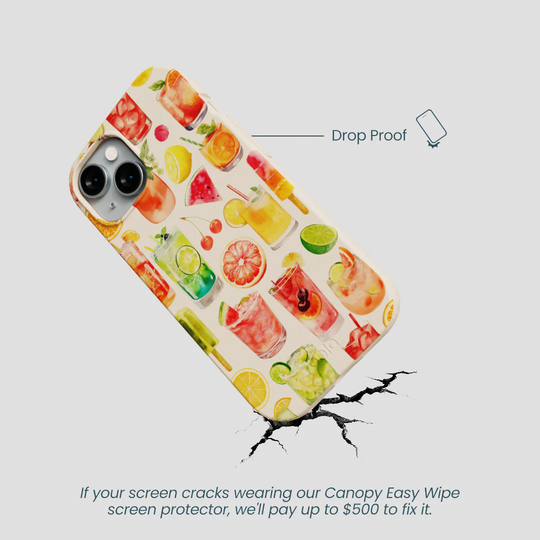 Seashell Sunset Sips iPhone 14 Case - Image 5