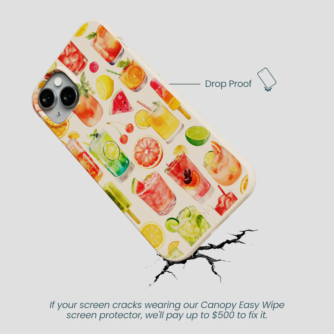 Seashell Sunset Sips iPhone 14 Plus Case - Image 5