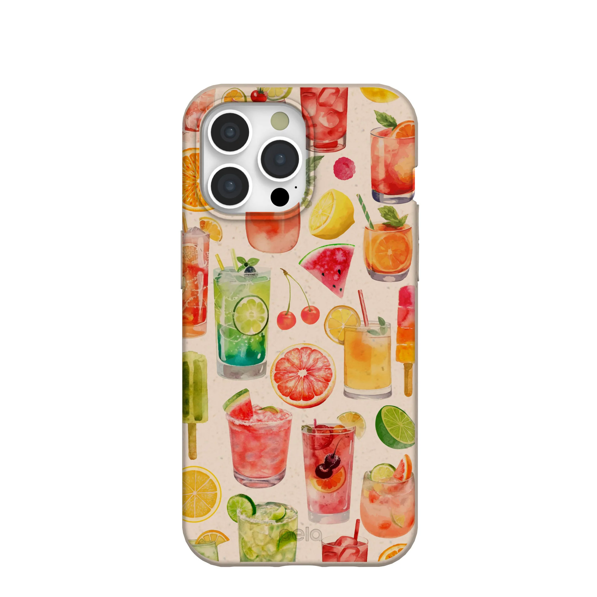 Seashell Sunset Sips iPhone 15 Pro Max Case