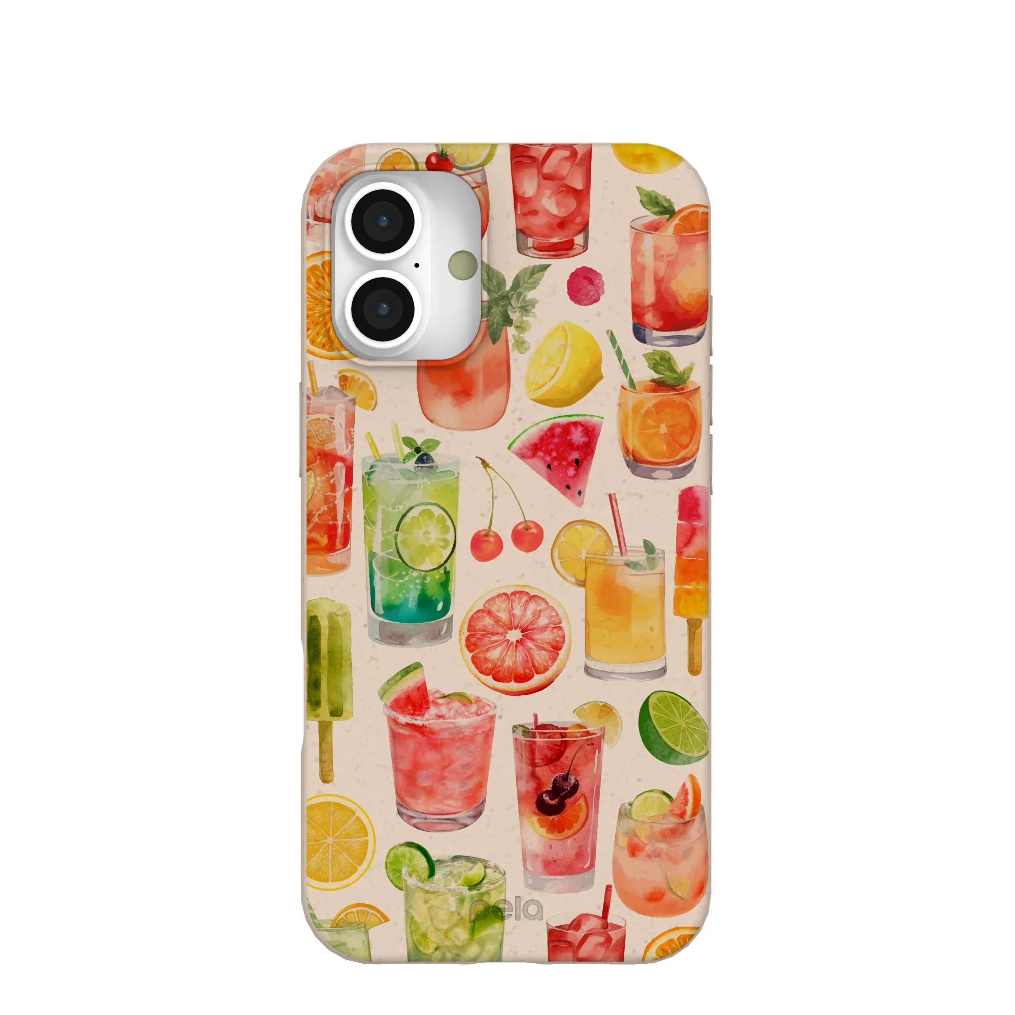 Seashell Sunset Sips iPhone 16 Plus Case