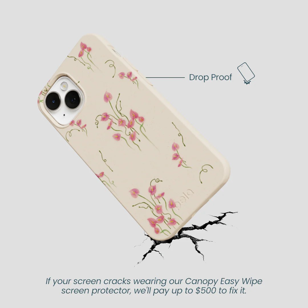 Seashell Sweet Anthuriums iPhone 13 Case - Image 5
