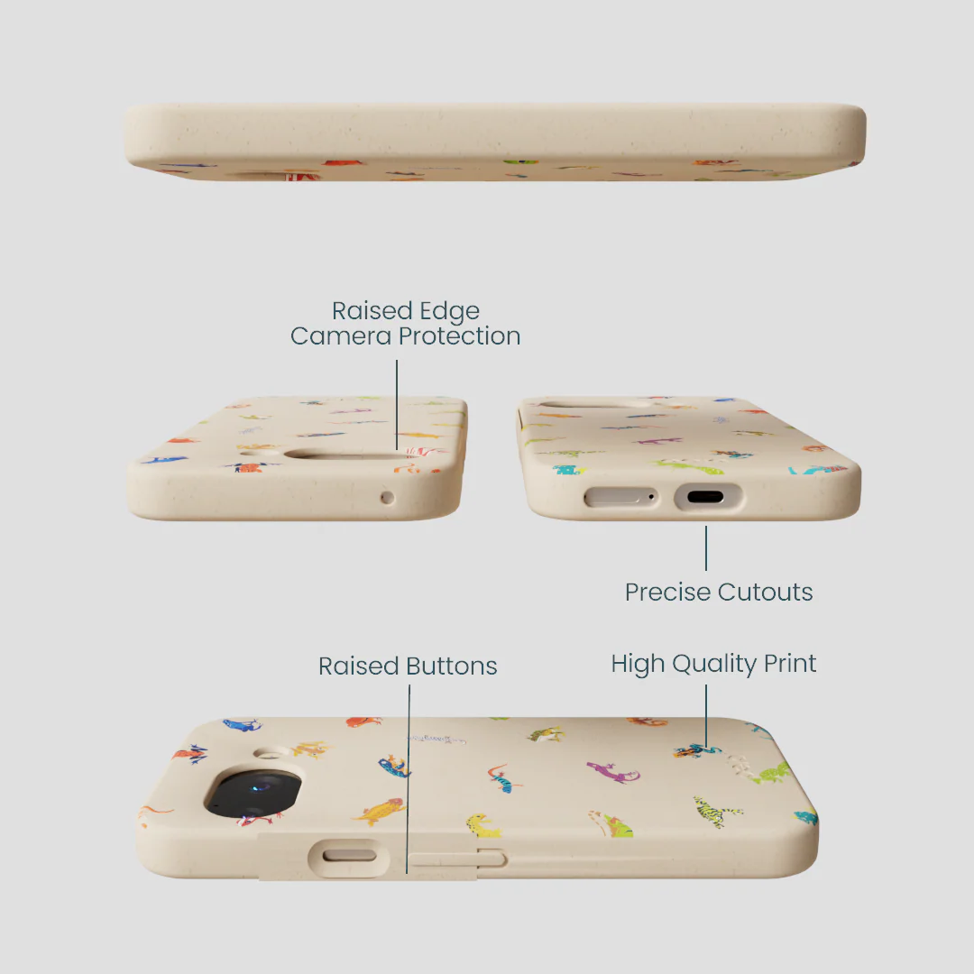 Seashell Tiny Amphibians Google Pixel 9a Case - Image 3