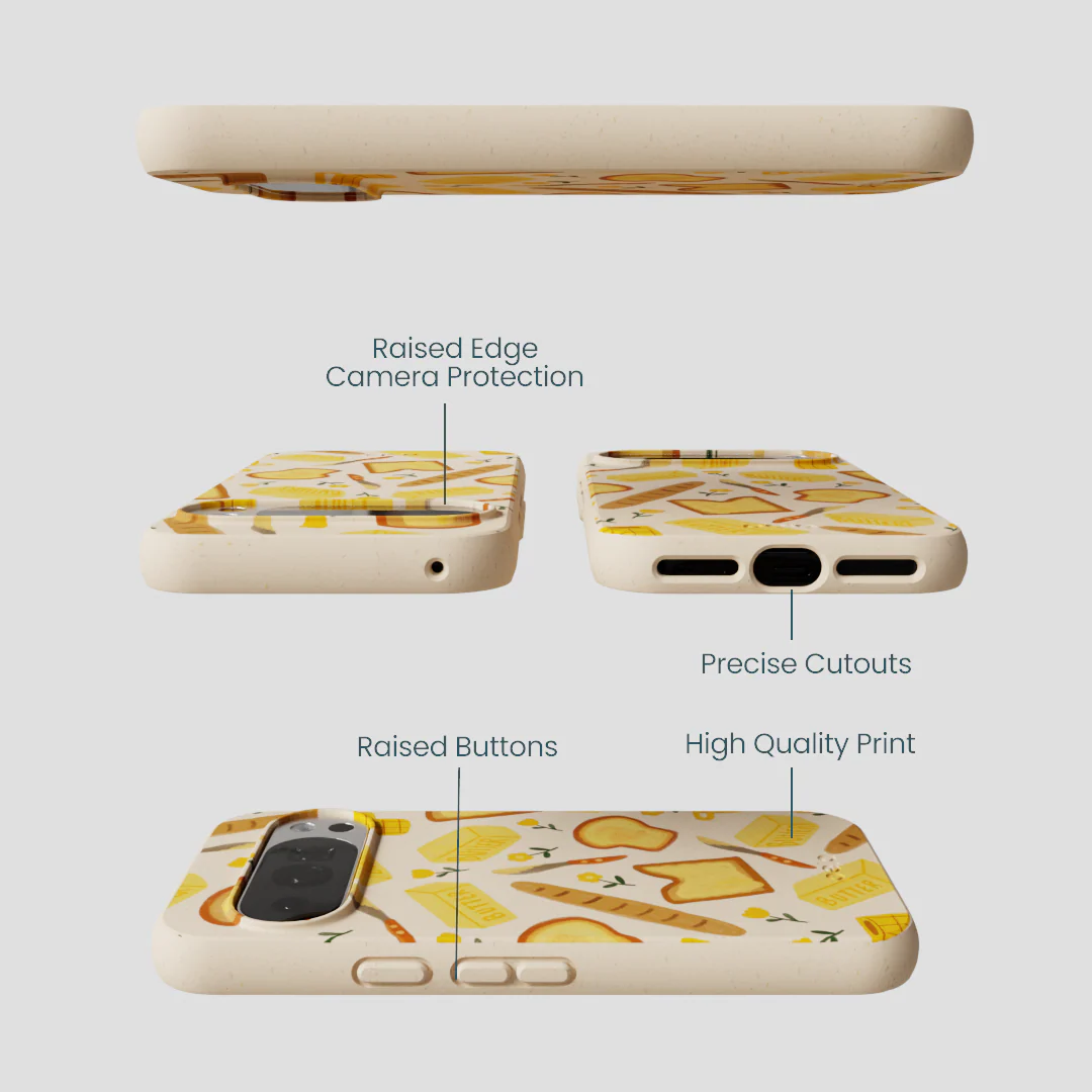 Seashell Toast Garden Google Pixel 10/10 Pro Case - Image 3
