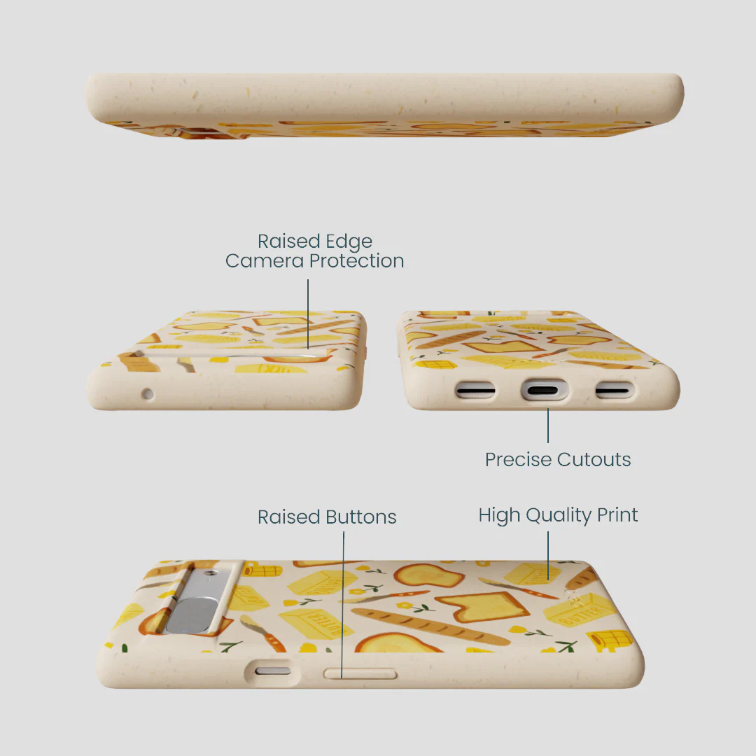 Seashell Toast Garden Google Pixel 7 Case - Image 3