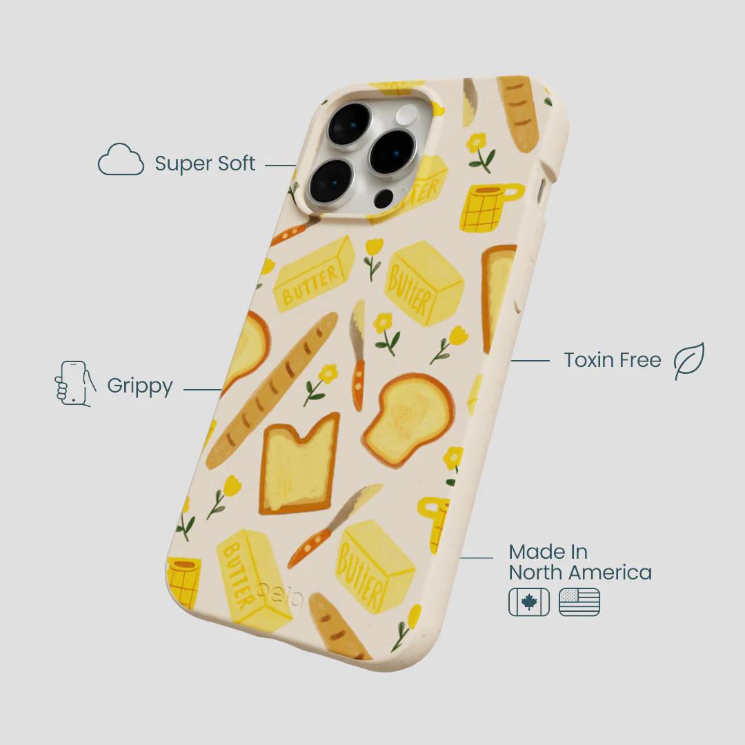 Seashell Toast Garden iPhone 15 Pro Max Case - Image 4