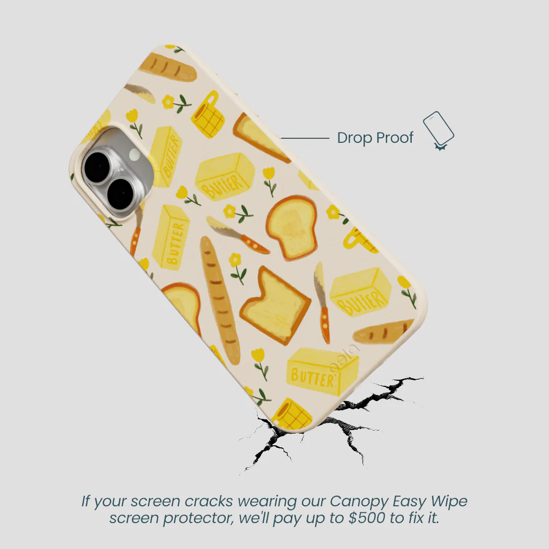 Seashell Toast Garden iPhone 16 Plus Case - Image 5