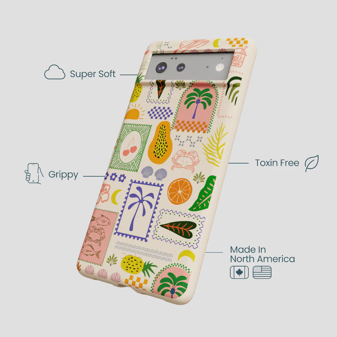 Seashell Tropic Muse Google Pixel 6a Case - Image 4