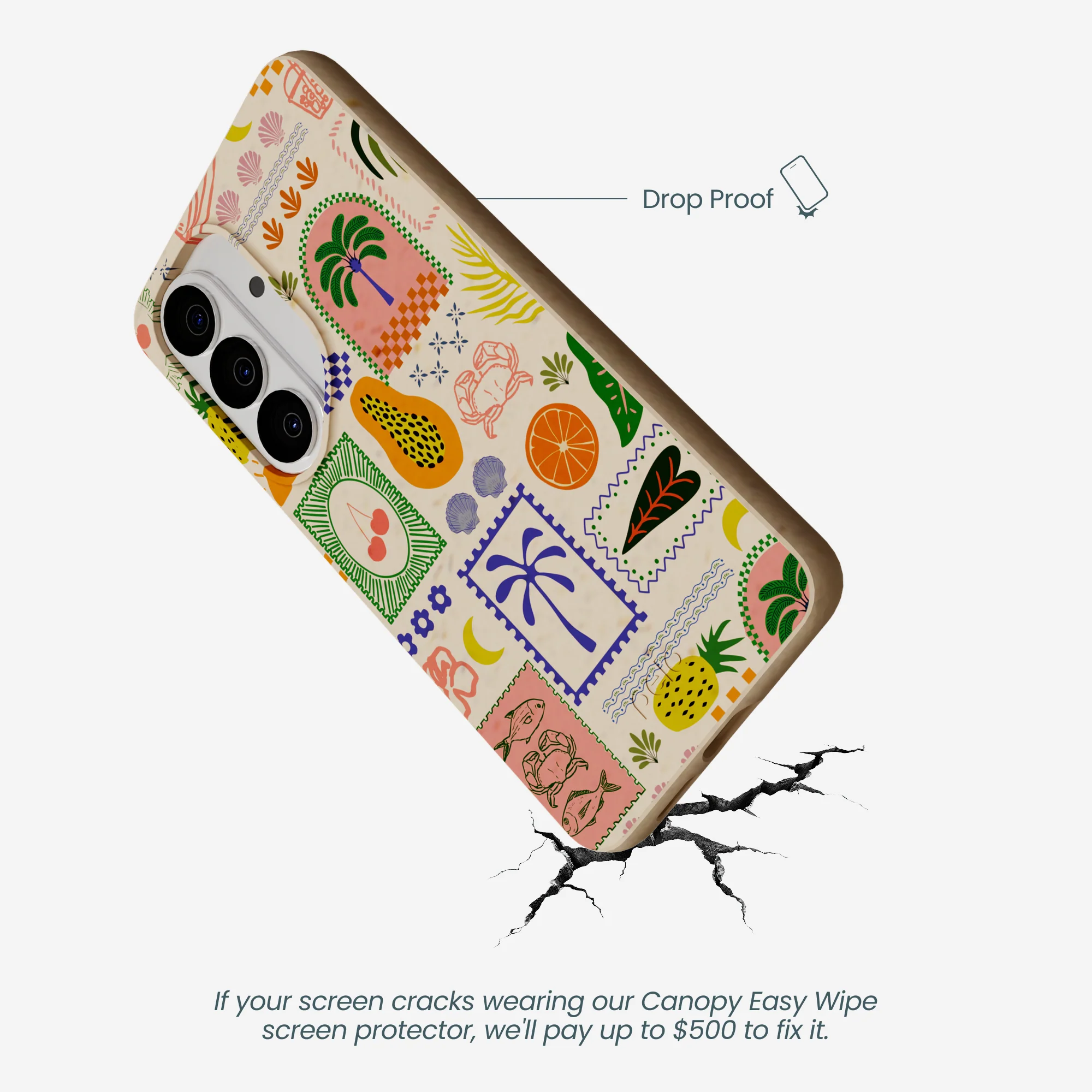 Seashell Tropic Muse Samsung Galaxy S26 Case - Image 5