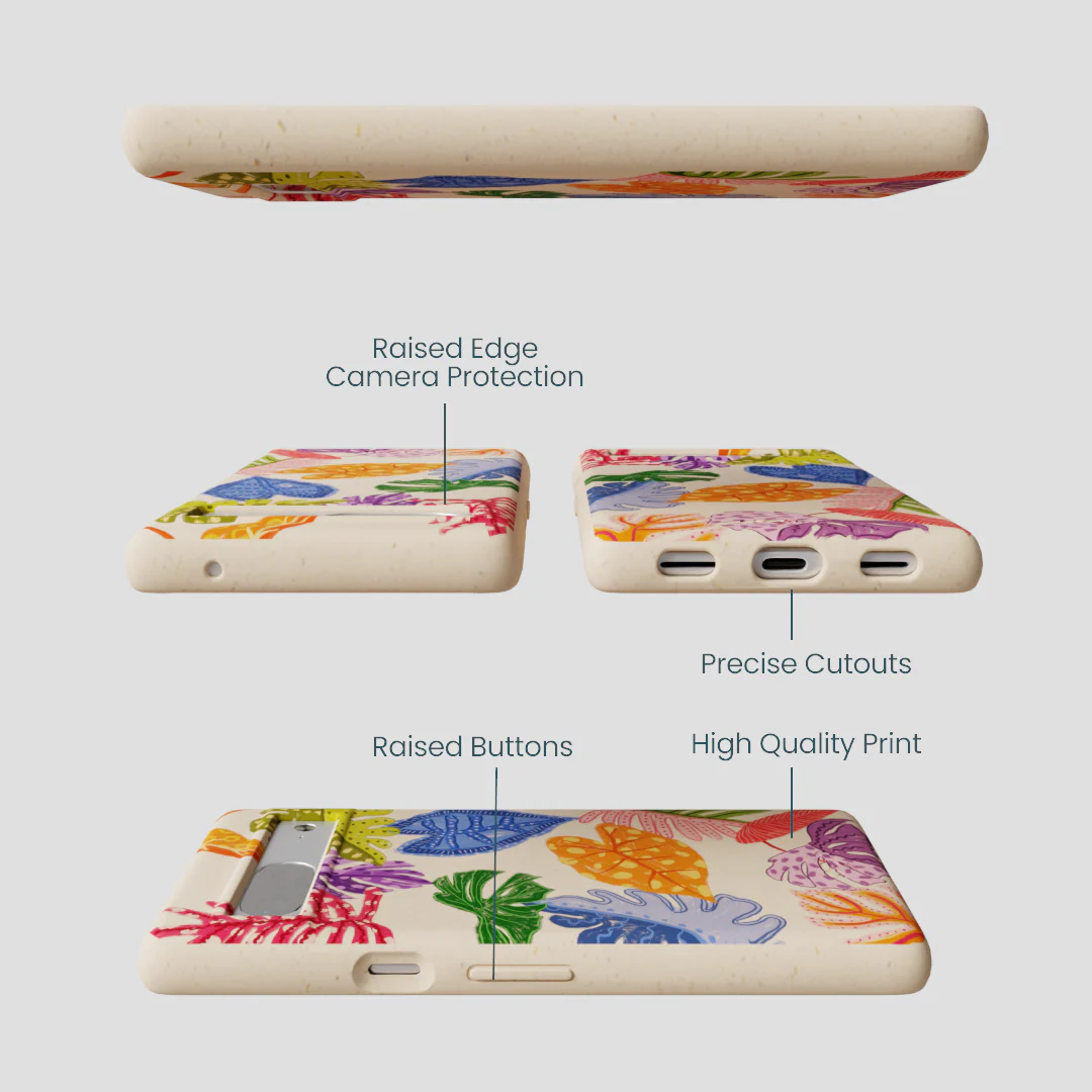 Seashell Tropical Cheer Google Pixel 7a Case - Image 3
