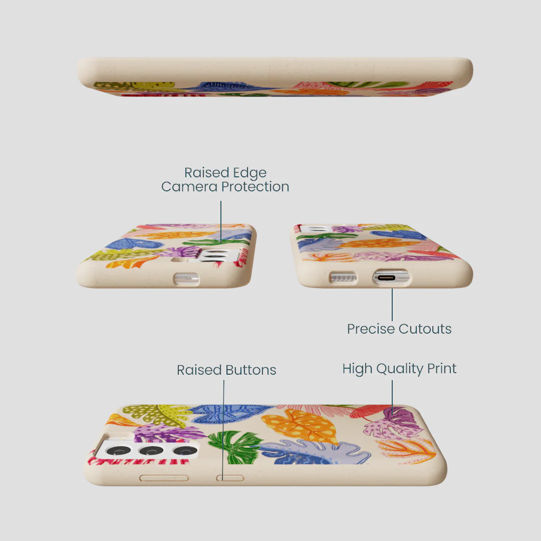 Seashell Tropical Cheer Samsung Galaxy S22 Case - Image 3